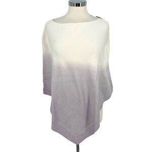 Barefoot Dreams CozyChic Ultra Lite Ocean Breeze Poncho Ombré Soft Violet NWT